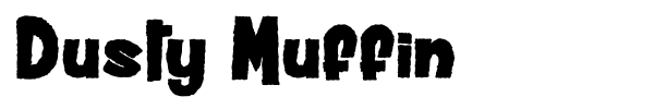 Dusty Muffin font preview